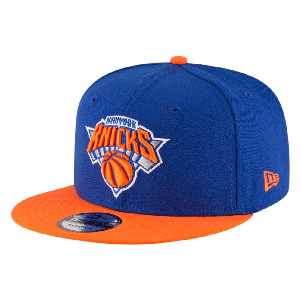 New York Knicks Royal Two Tone 2025-26 NBA Champions Patch New Era 9FIFTY Snapback Hat