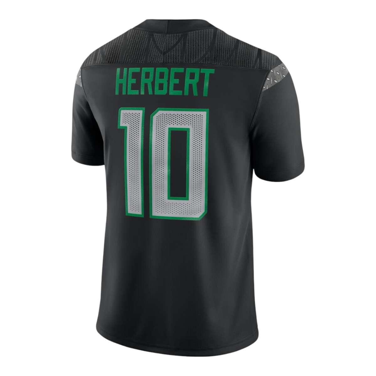 Oregon Ducks Justin Herbert Black Nike Alumni Game Jersey