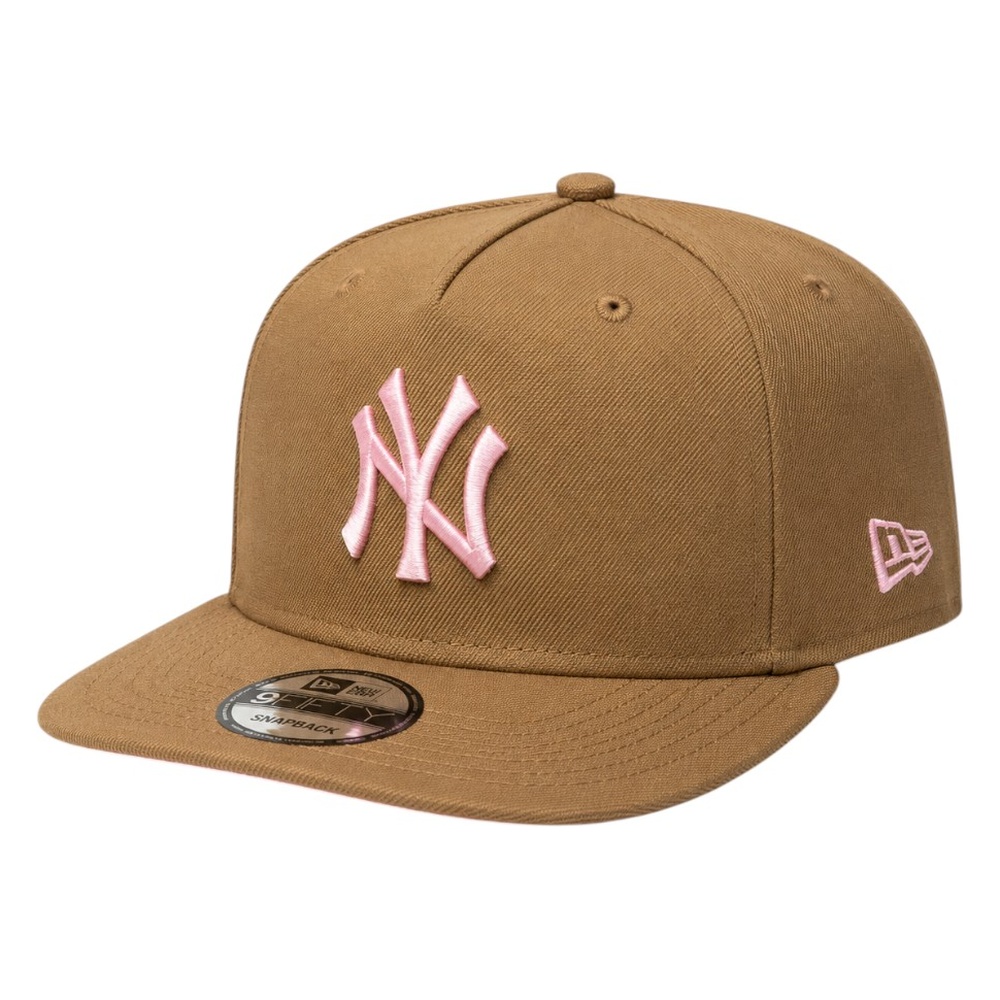 New York Yankees Pink New Era 9FIFTY A-Frame Snapback Hat