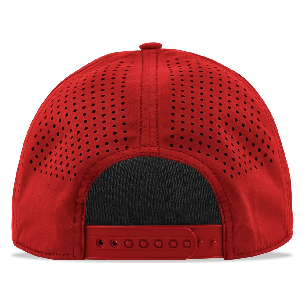 Ohio State Buckeyes Red Branded Bills White Curved 5 Panel Rope Snapback Hat
