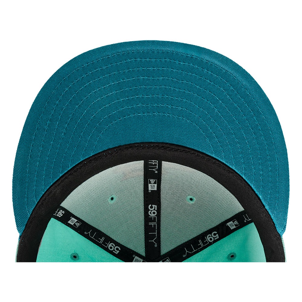Puerto Rico Turquoise Two Tone Flag Patch New Era 59FIFTY Fitted Hat