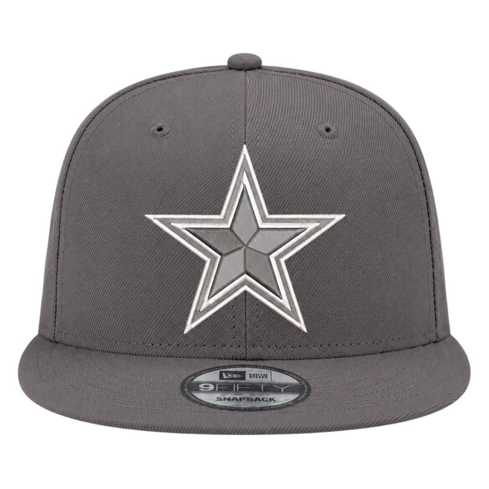 Dallas Cowboys Storm Grey Basic New Era 9FIFTY Snapback Hat
