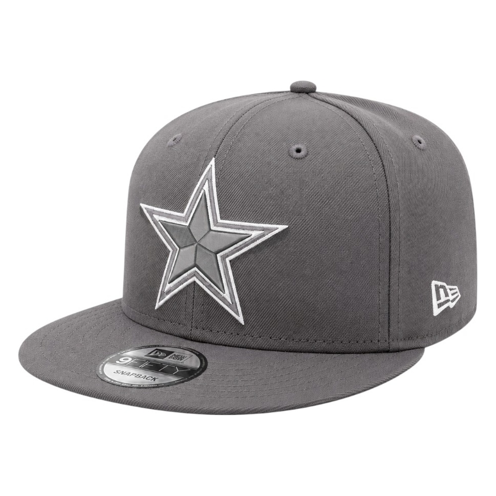 Dallas Cowboys Storm Grey Basic New Era 9FIFTY Snapback Hat