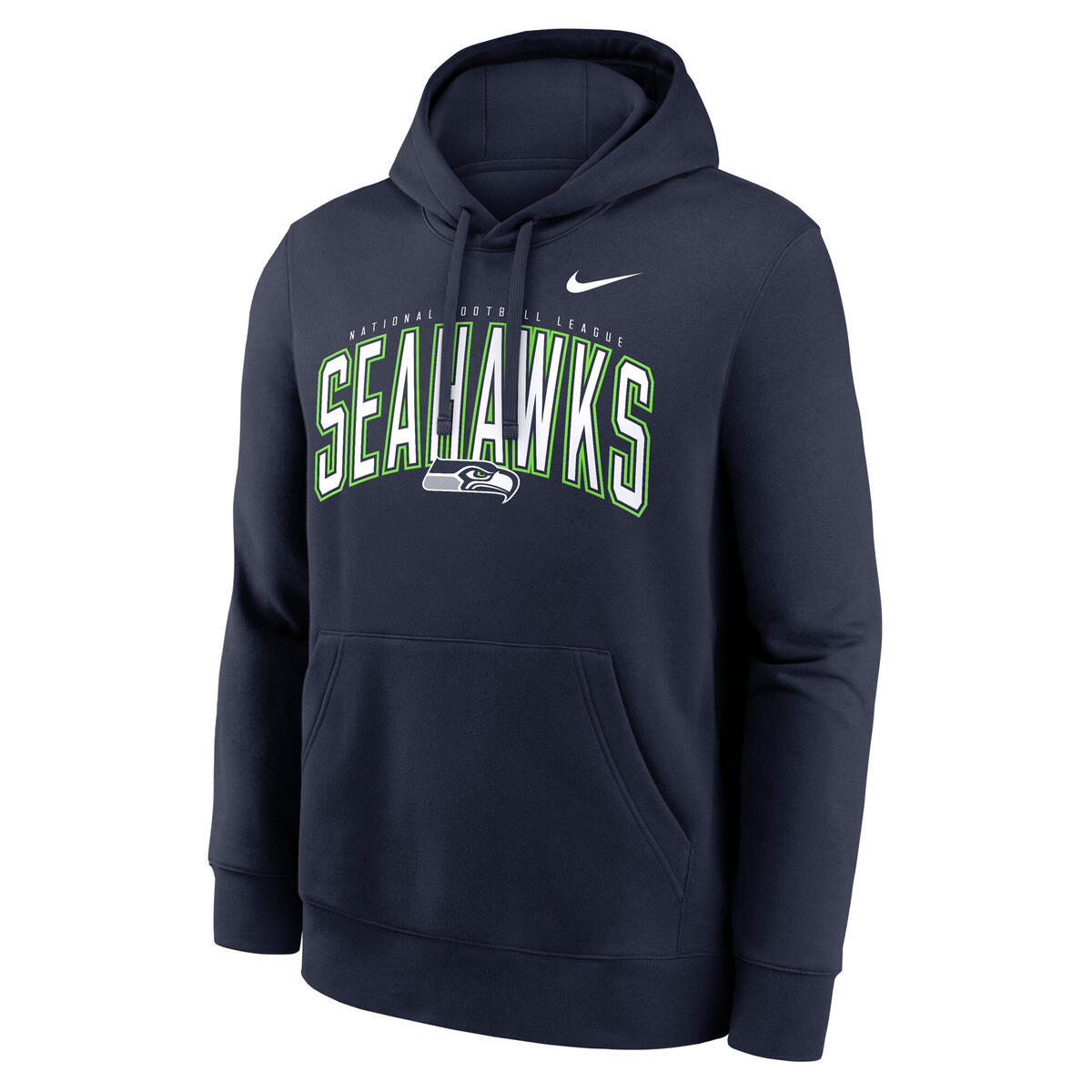 Seattle Seahawks Nike College Navy NFL Victory Club Fleece Pullover Hoodie