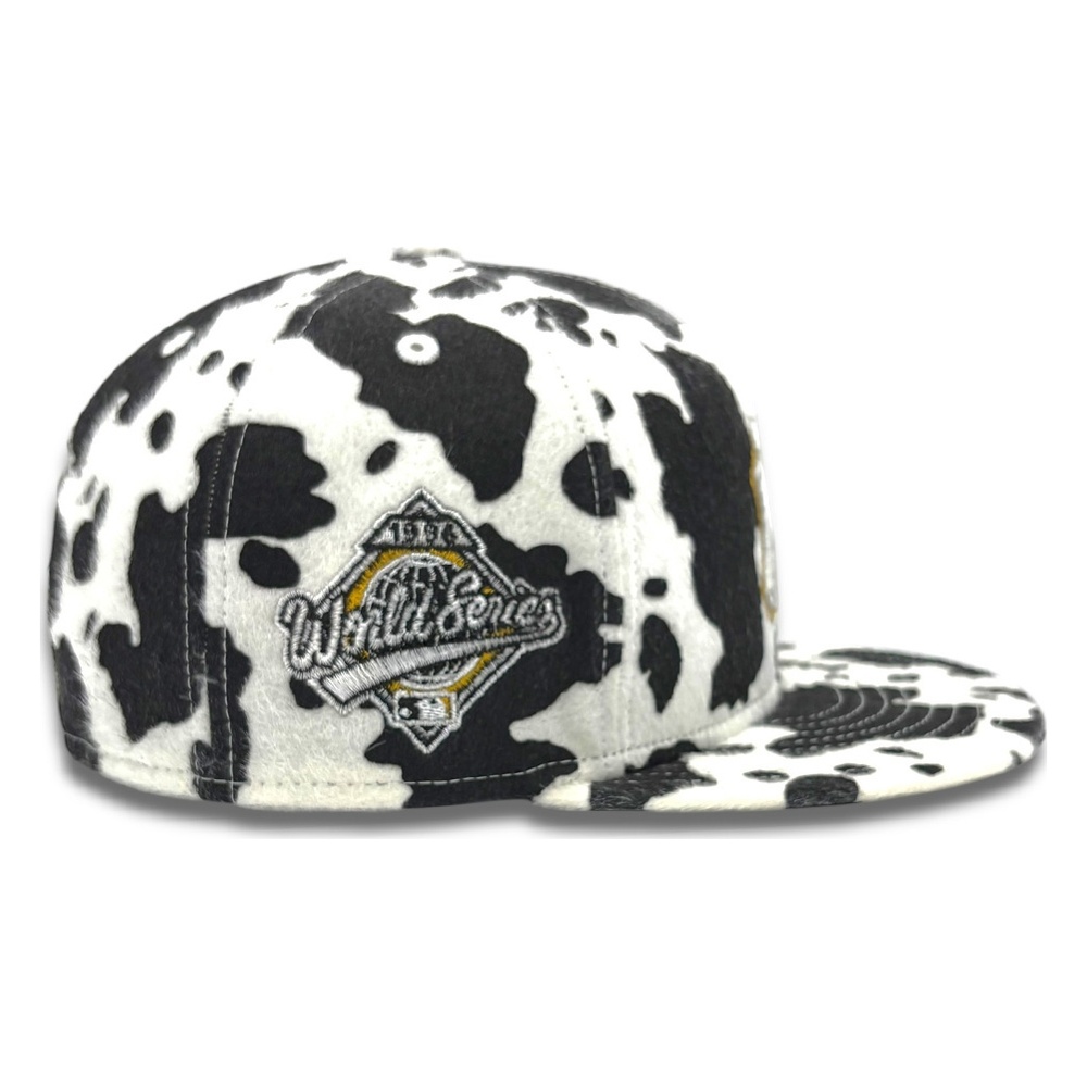 New York Yankees 1996 World Series Patch Grey UV "Cow Pack" Era 59FIFTY Fitted Hat