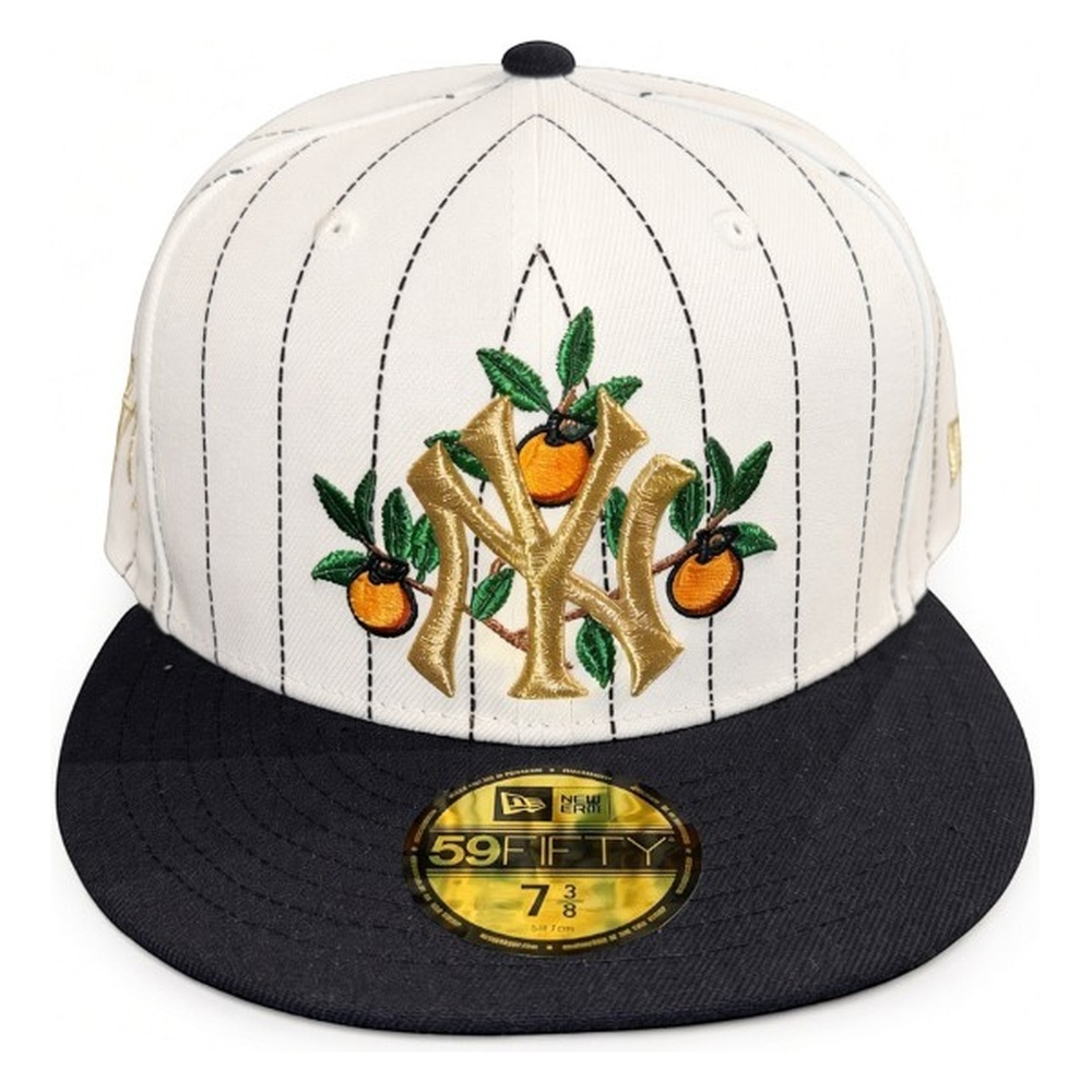 New York Yankees Pinstripe CC Sabathia Signature Patch Kelly Green UV Era 59FIFTY Fitted Hat