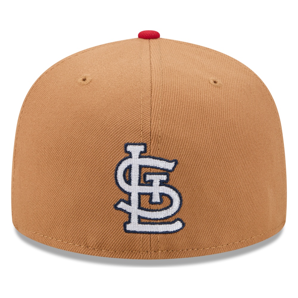 St. Louis Cardinals Brown and Red Deceptor New Era 59FIFTY Fitted Hat