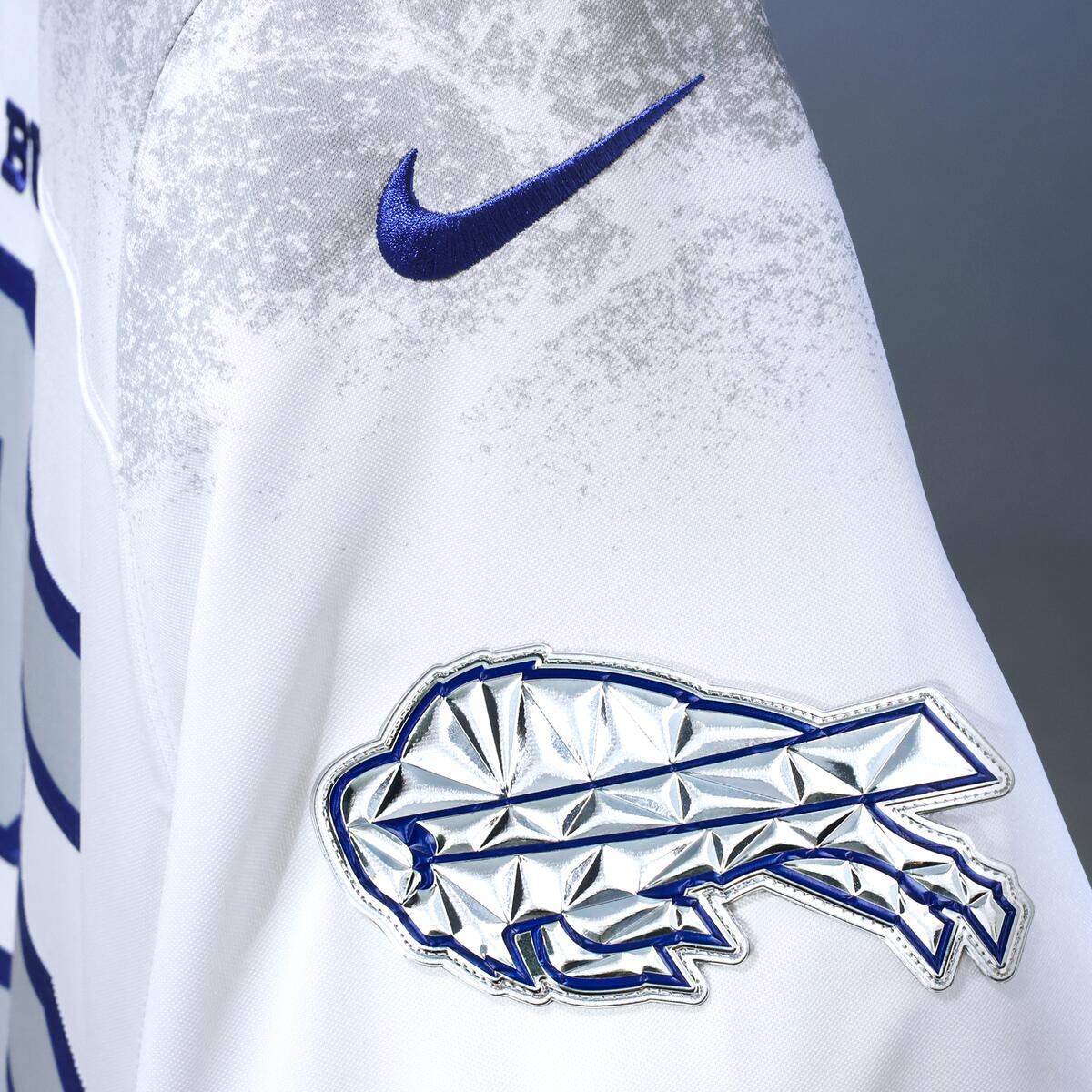 Buffalo Bills Josh Allen White Rivalries Collection Nike Stitched Limited Jersey