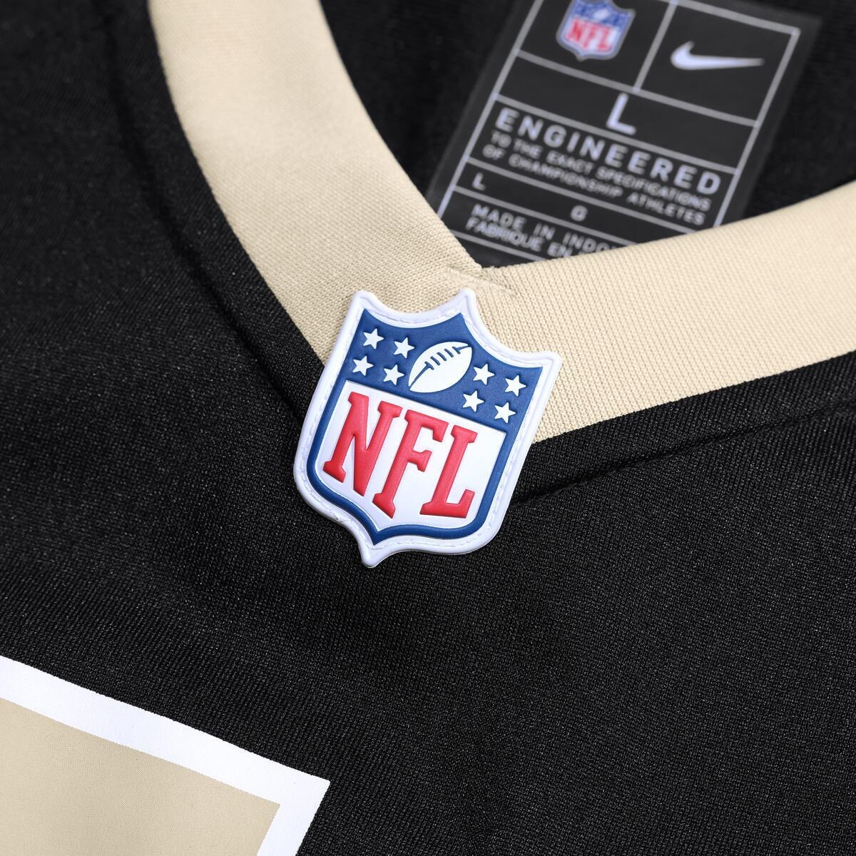 New Orleans Saints Travis Etienne Jr. Black Nike Game Jersey