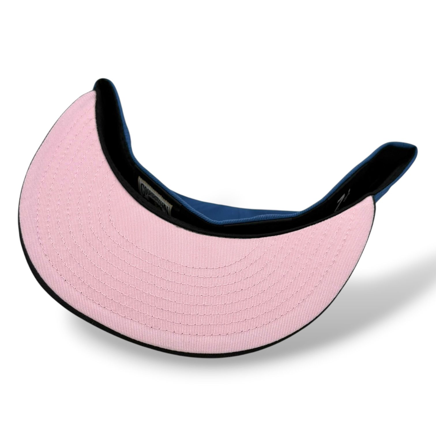 Philadelphia Phillies Blue and Black Swirl "P" Logo 1996 ASG Patch Pink UV New Era 59FIFTY Fitted Hat