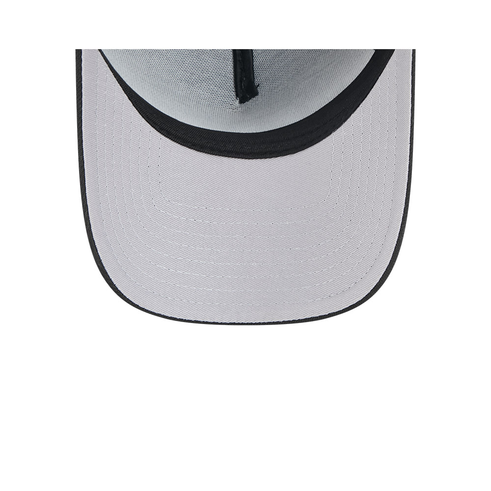 Chicago White Sox Black Day of the Dead Gothic Lettering New Era 9FORTY A-Frame Adjustable Hat