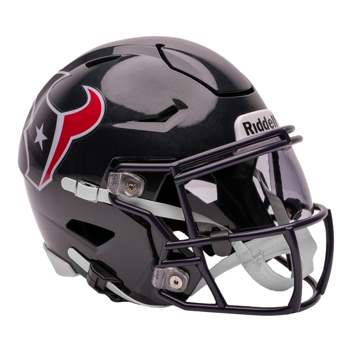 Houston Texans Navy Riddell Mid-Size "Midi" SpeedFlex Helmet