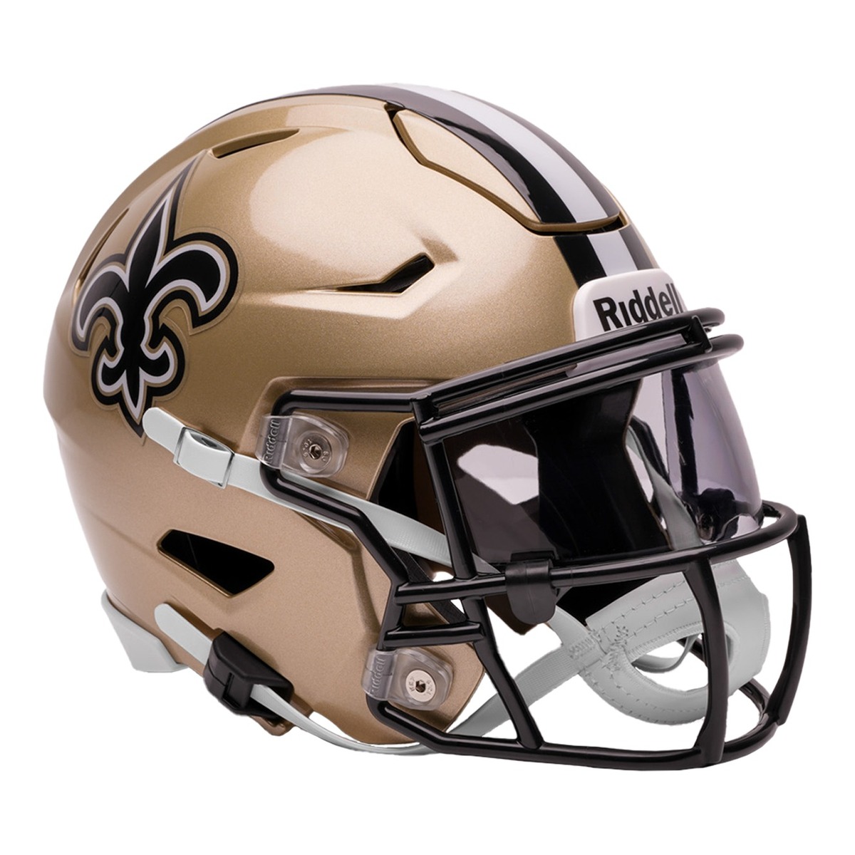 New Orleans Saints Gold Riddell Mid-Size "Midi" SpeedFlex Helmet