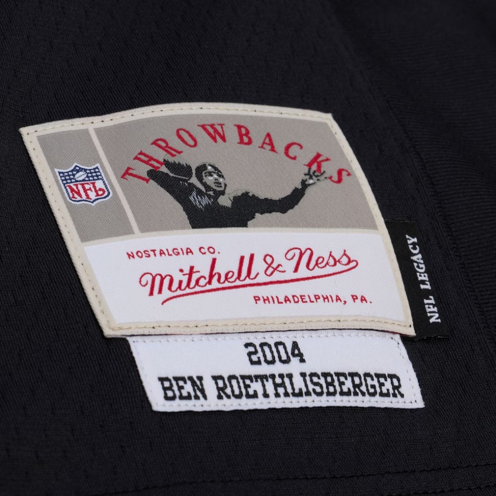Pittsburgh Steelers Ben Roethlisberger Black 2004 Mitchell & Ness Legacy NFL Jersey