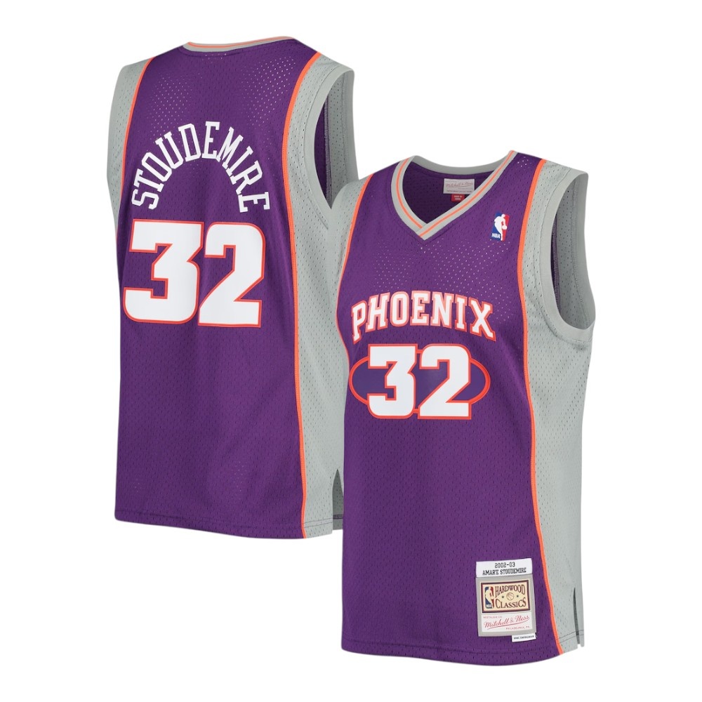 Phoenix Suns Amar'e Stoudemire Purple 2002-03 Mitchell & Ness Swingman NBA Jersey