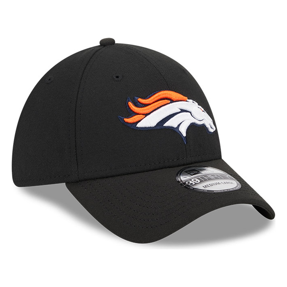 Denver Broncos Black Core New Era 39THIRTY Flex Hat