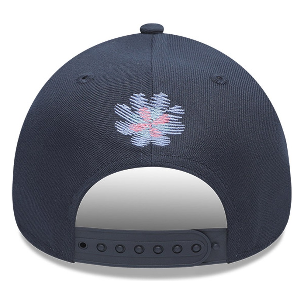 New York Yankees Navy 2026 Day of the Dead New Era 9FORTY A-Frame Trucker Hat