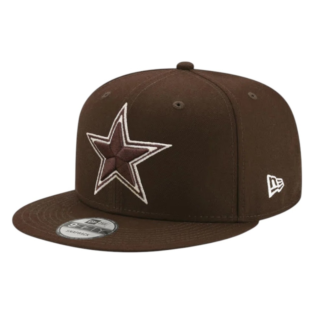 Dallas Cowboys Burnt Wood Brown New Era 9FIFTY Snapback Hat