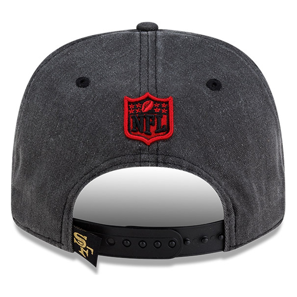 San Francisco 49ers Washed Grey Rivalries Fan Pack New Era 9SEVENTY Adjustable Hat