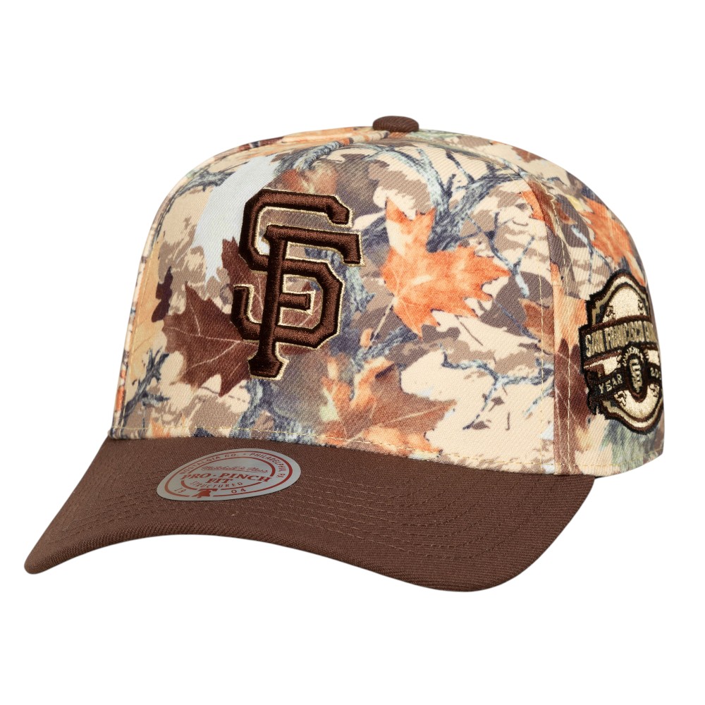 San Francisco Giants Camo Leaf 2000 Season Patch Mitchell & Ness Snapback Hat