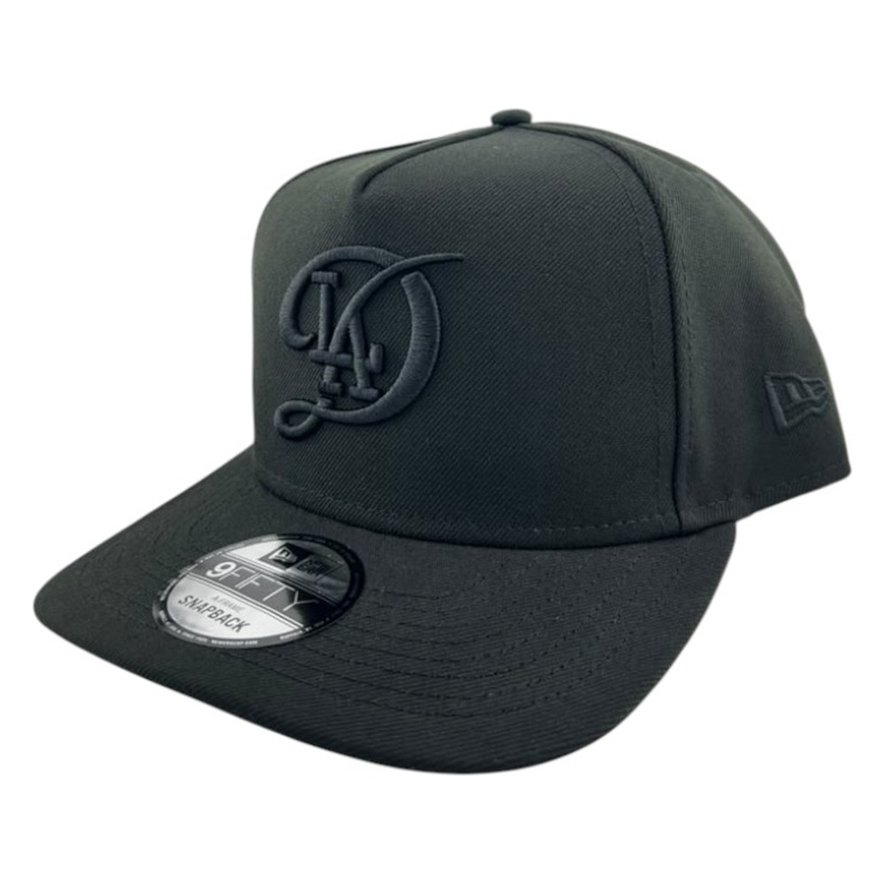 Los Angeles Dodgers Blackout City Connect New Era 9FIFTY A-Frame Hat
