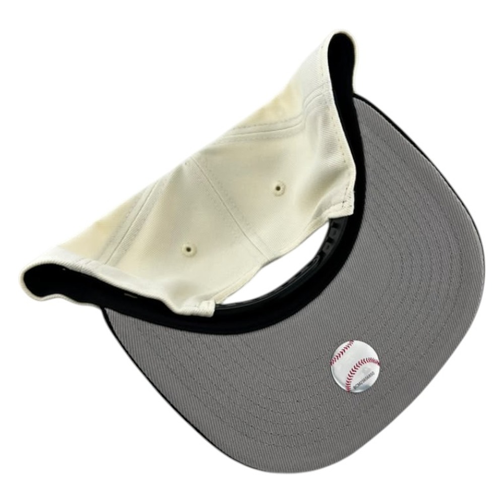 Los Angeles Dodgers Cream Black City Connect New Era 9FIFTY A-Frame Hat