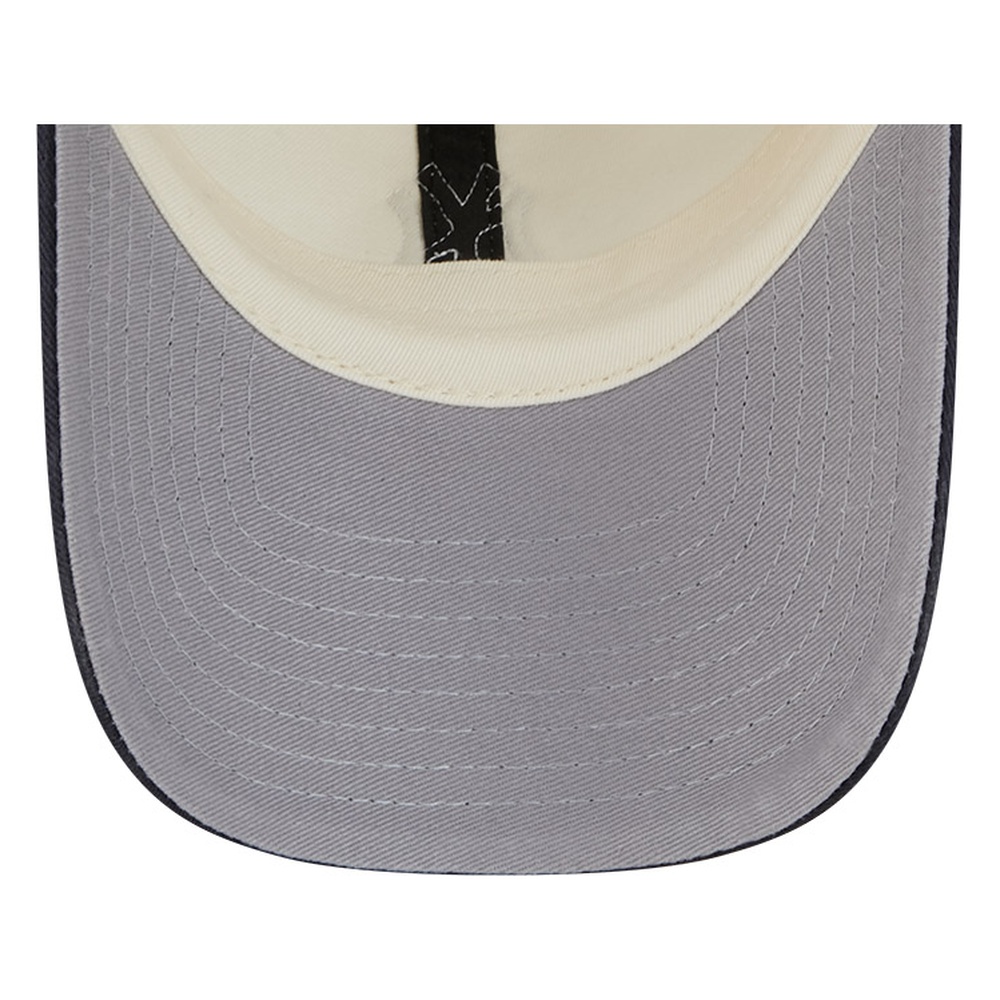 New York Yankees Navy and Micro Logo New Era 9TWENTY Adjustable Hat