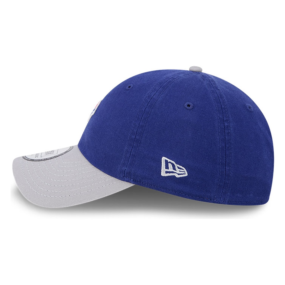 Los Angeles Dodgers Royal Blue and Grey Micro Logo New Era 9TWENTY Adjustable Hat