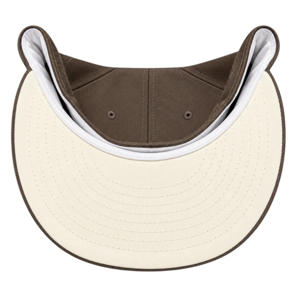 Texas Longhorns Brown Steerhead Logo Cream UV New Era 59FIFTY Fitted Hat