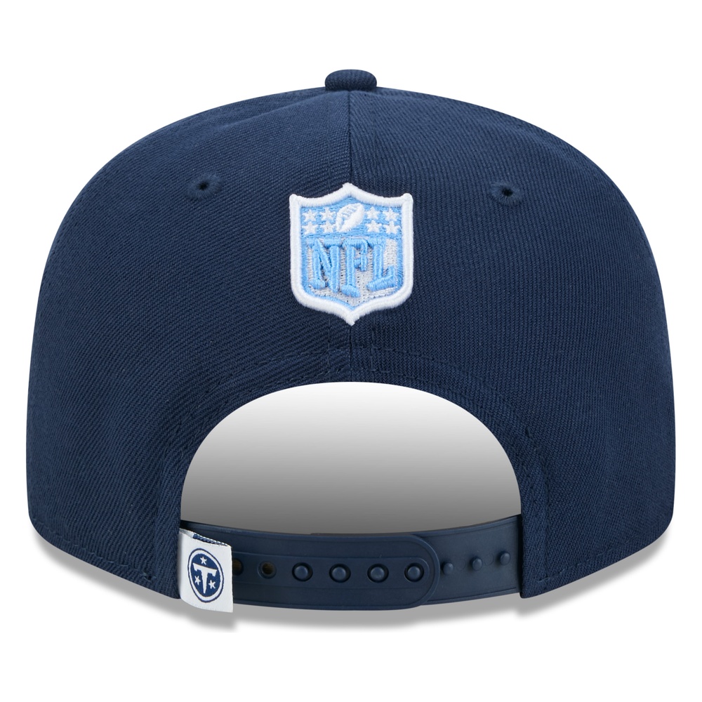 Tennessee Titans Navy "Music City" 2026 Rivalries Collection New Era Split Panel 9FIFTY Snapback Hat