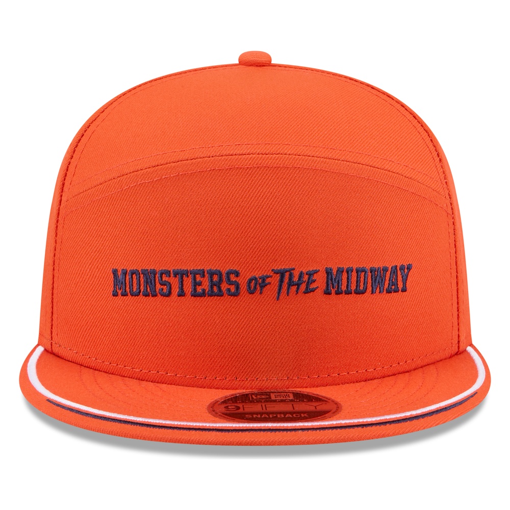 Chicago Bears Orange 2026 Rivalries Fan Pack "Monsters of the Midway" New Era Split Panel 9FIFTY Snapback Hat