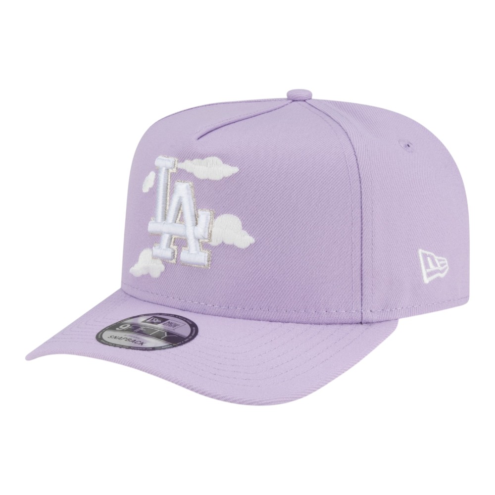 Los Angeles Dodgers Lavender Purple with Clouds New Era 9FIFTY A-Frame Snapback Hat