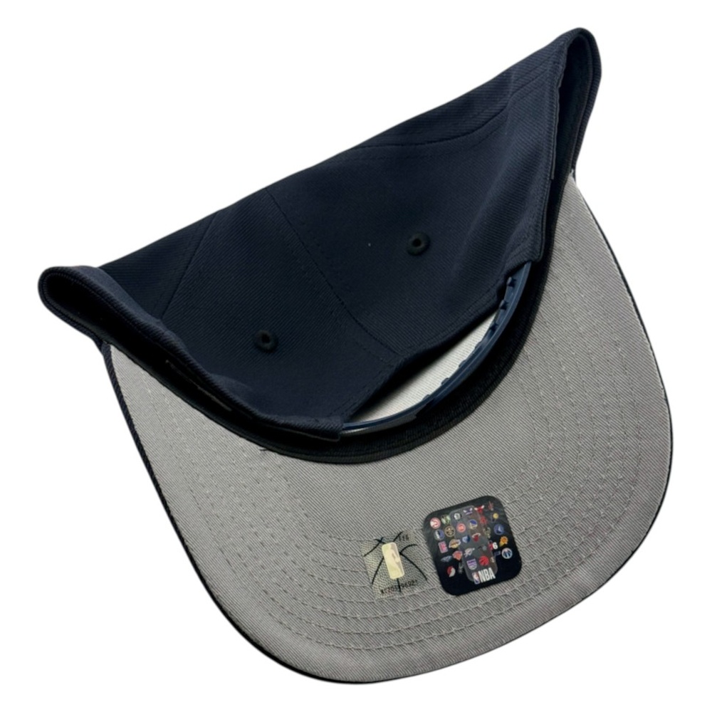 New York Knicks Navy with Apple 3X NBA Champions Patch New Era 9FIFTY A-Frame Hat