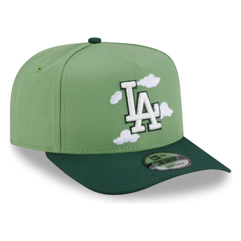 Los Angeles Dodgers Matcha Green Two Tone Clouds Logo New Era 9FIFTY A-Frame Snapback Hat