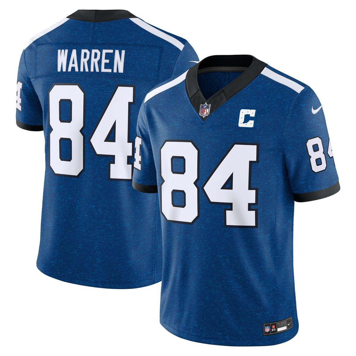 Indianapolis Colts Tyler Warren Royal Indiana Nights Alternate Nike Vapor F.U.S.E Stitched Limited Jersey