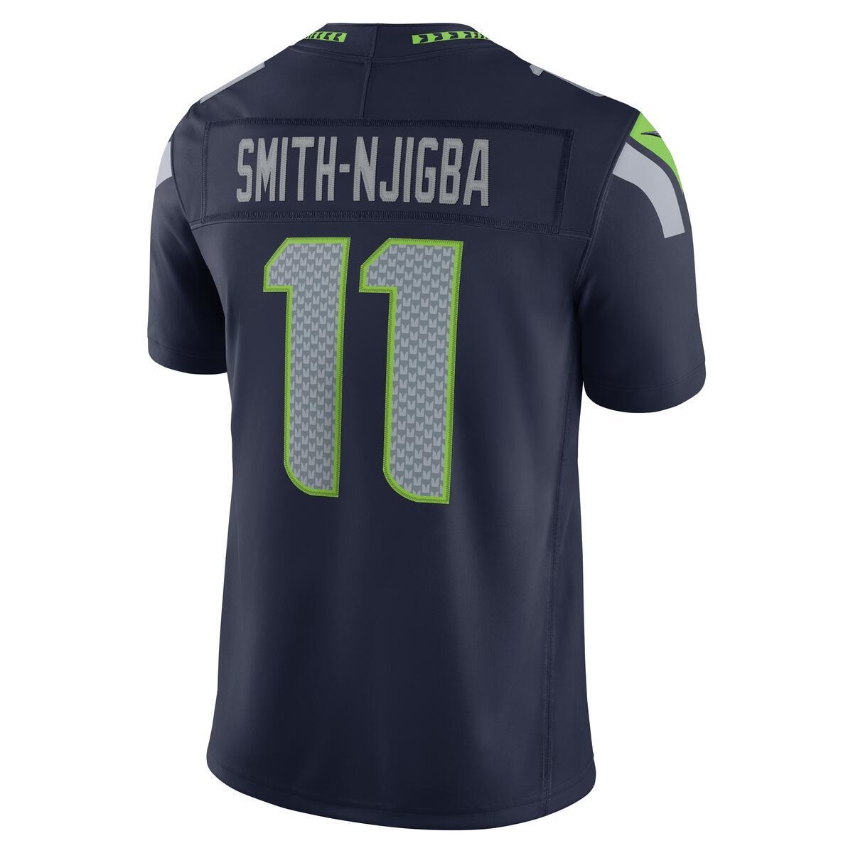 Seattle Seahawks Jaxon Smith-Njigba Navy Home Nike Vapor F.U.S.E Stitched Limited Jersey