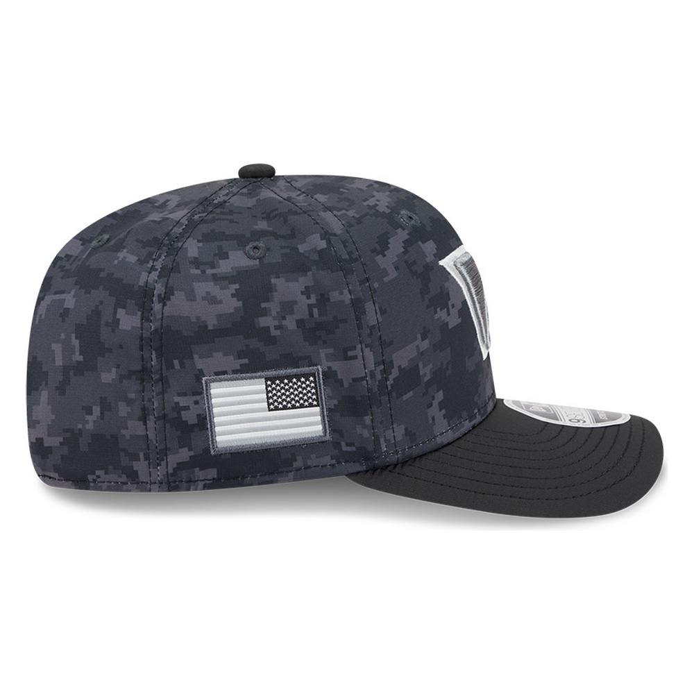 Washington Commanders Black Camo 2026 Salute to Service New Era 9SEVENTY Adjustable Snapback Hat