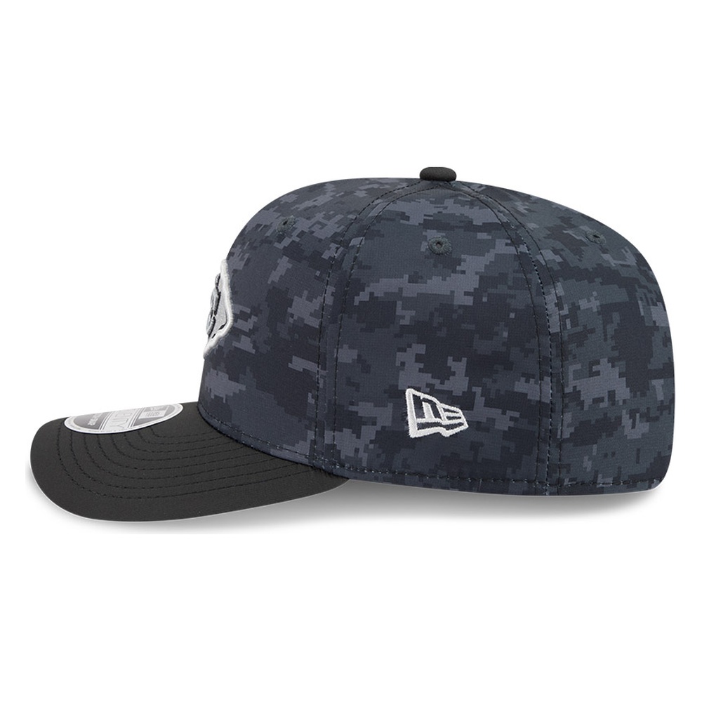Kansas City Chiefs Black Camo 2026 Salute to Service New Era 9SEVENTY Adjustable Snapback Hat