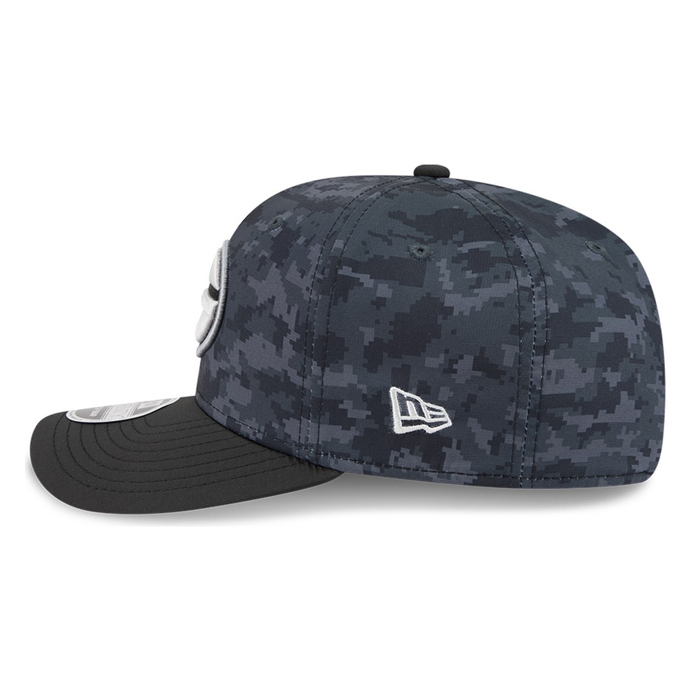 Green Bay Packers Black Camo 2026 Salute to Service New Era 9SEVENTY Adjustable Snapback Hat