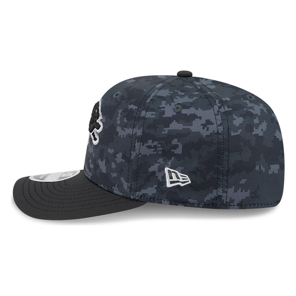 Detroit Lions Black Camo 2026 Salute to Service New Era 9SEVENTY Adjustable Snapback Hat