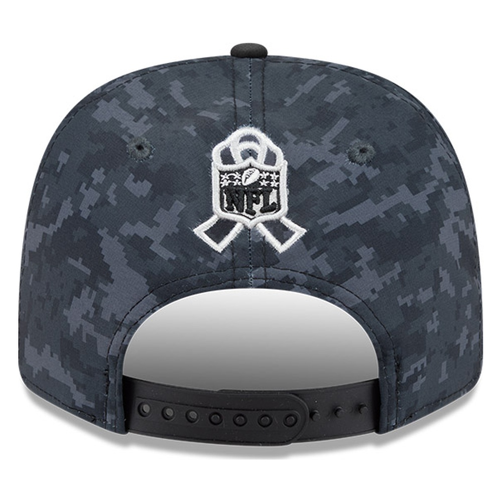 Buffalo Bills Black Camo 2026 Salute to Service New Era 9SEVENTY Adjustable Snapback Hat