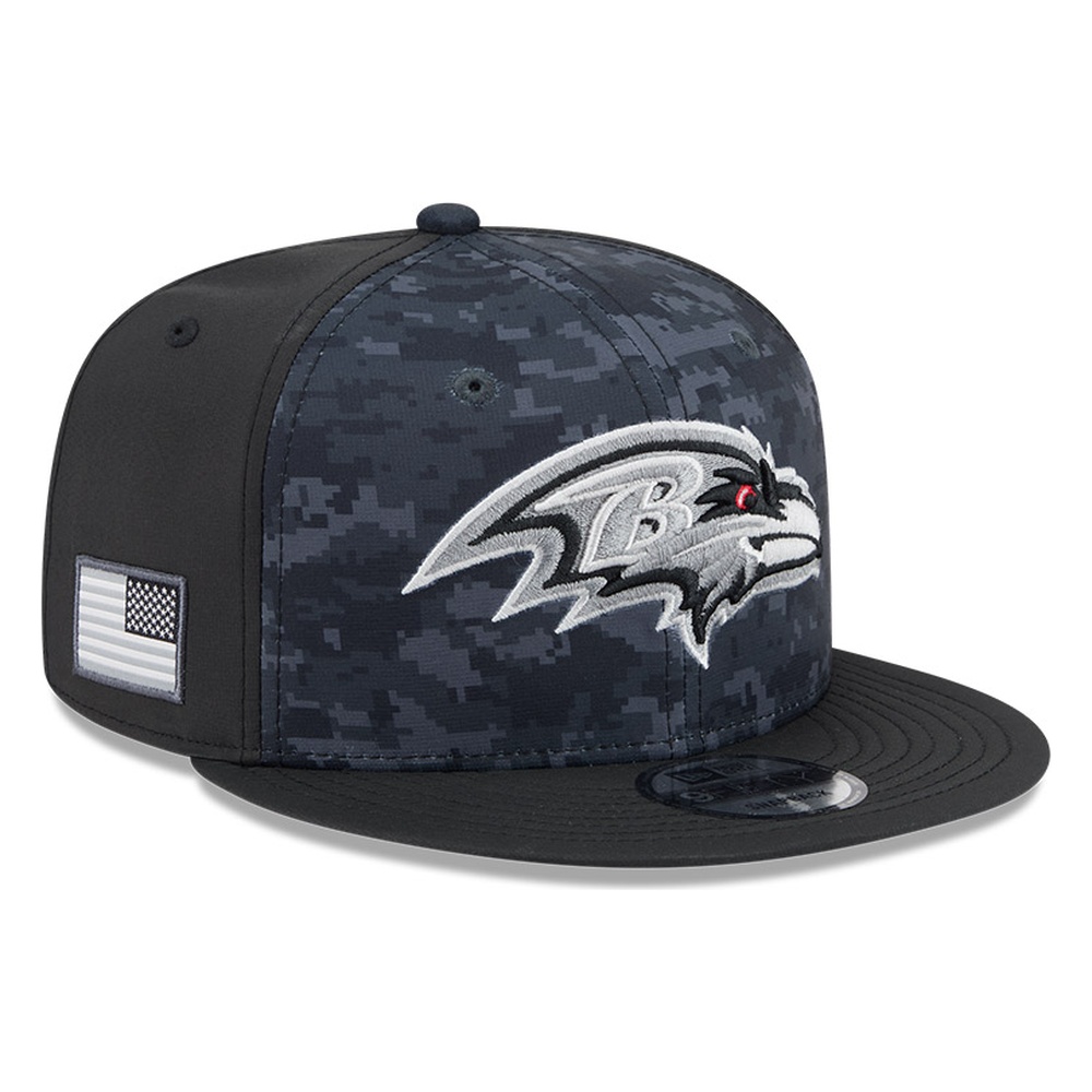 Baltimore Ravens Black Camo 2026 Salute to Service New Era 9FIFTY