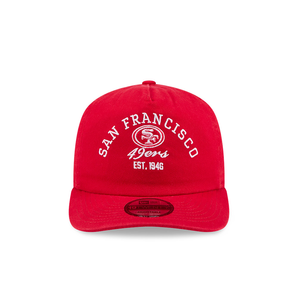 San Francisco 49ers Red New Era 19TWENTY Stacked Adjustable Snapback Hat