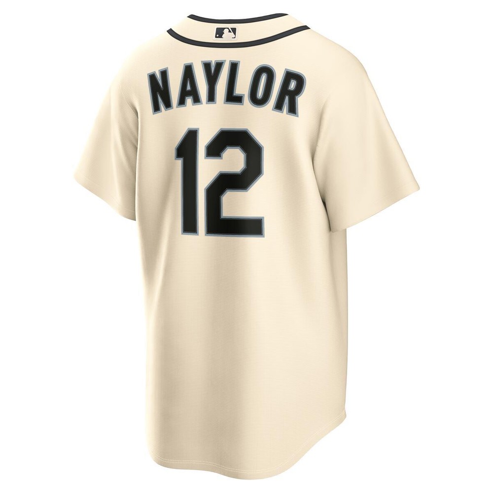 Seattle Mariners Josh Naylor Cream Alternate Nike Replica Jersey