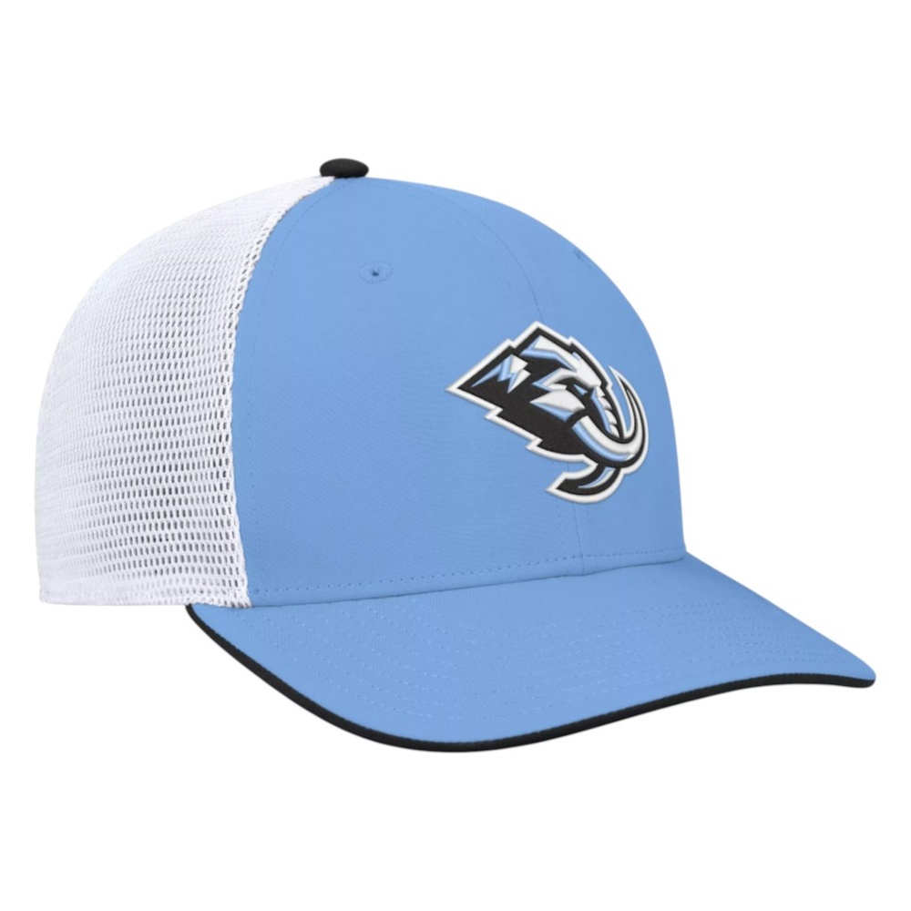 Utah Mammoth Blue and White Rink Structured Fanatics Snapback Hat