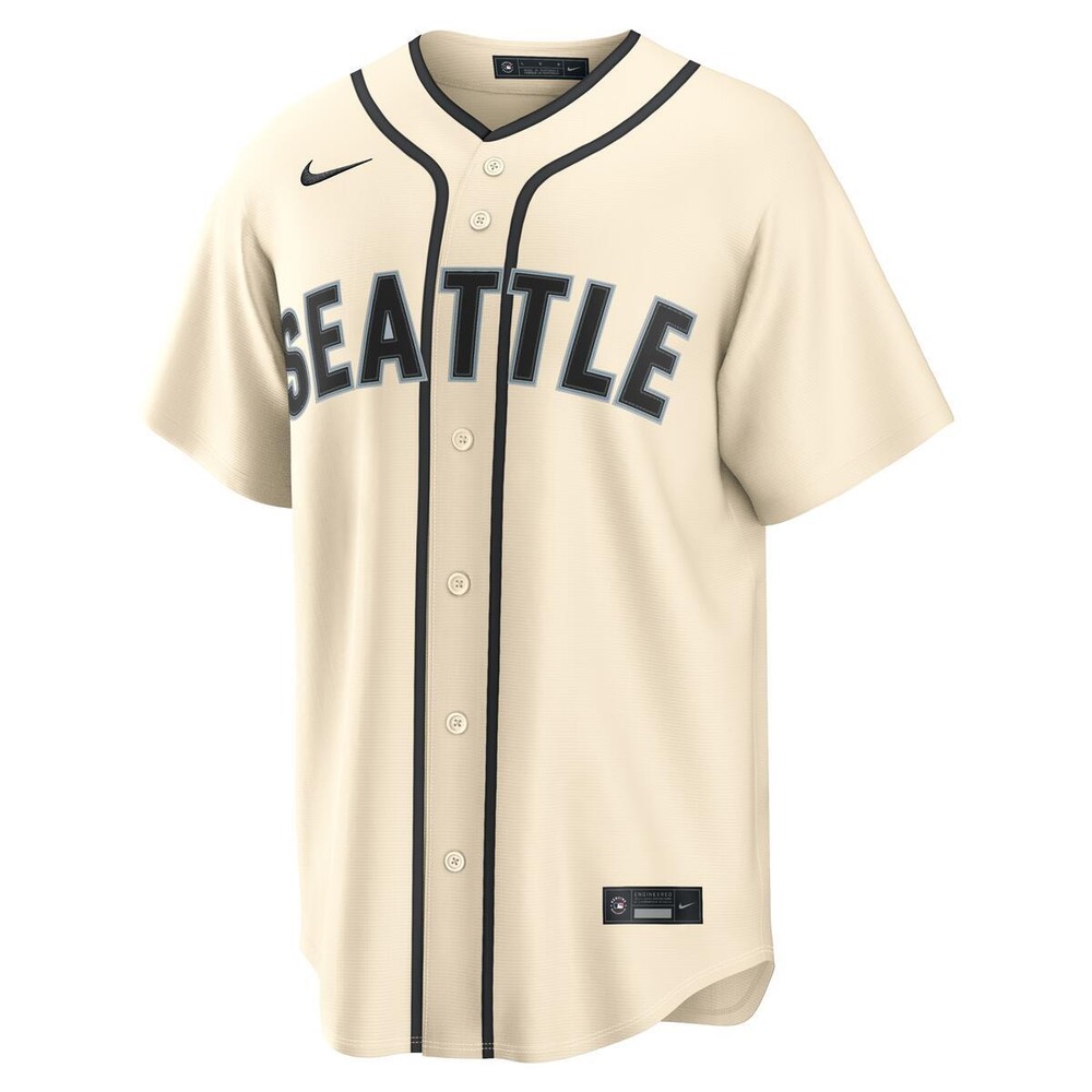 Seattle Mariners Randy Arozarena Cream Alternate Nike Replica Jersey