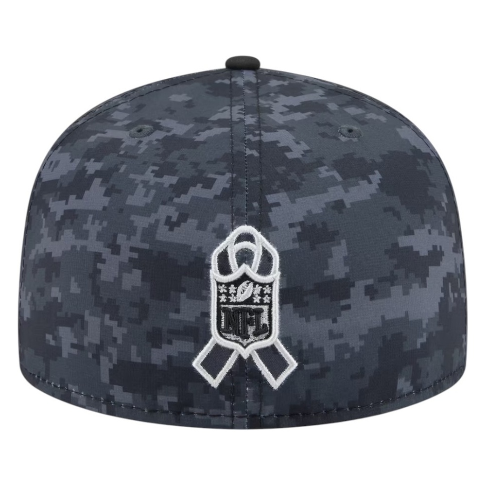 Pittsburgh Steelers Black Camo 2026 Salute to Service New Era 59FIFTY Fitted Hat