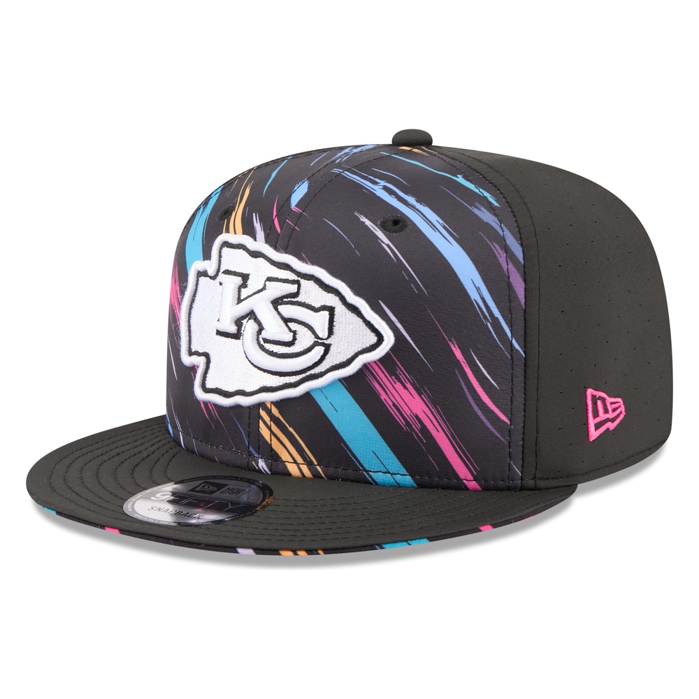 Kansas City Chiefs Black 2026 NFL Crucial Catch New Era 9FIFTY Snapback Hat