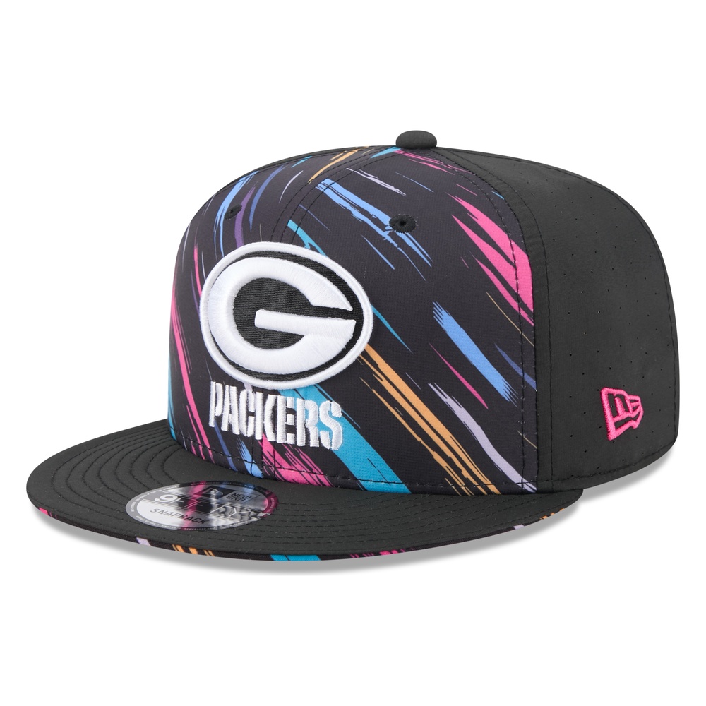 Green Bay Packers Black 2026 NFL Crucial Catch New Era 9FIFTY Snapback Hat