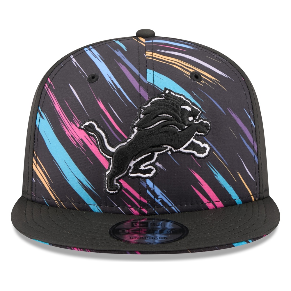 Detroit Lions Black 2026 NFL Crucial Catch New Era 9FIFTY Snapback Hat